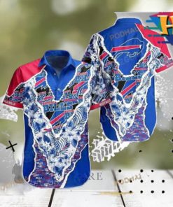 Buffalo Bills NFL Hawaii Shirt Floral Pattern Summer Hawaiian Shirt Best Fans