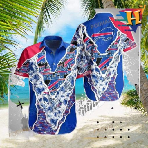 Buffalo Bills NFL Hawaii Shirt Floral Pattern Summer Hawaiian Shirt Best Fans