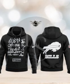 Buffalo Bills NFL Justice Opportunity Equity Freedom Hoodie 3D