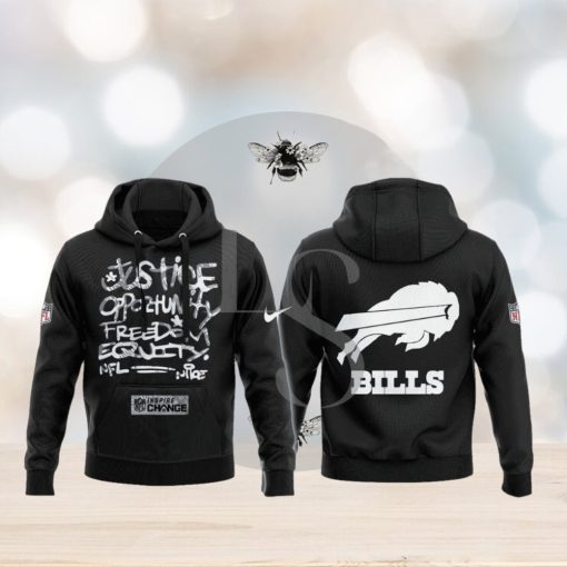 Buffalo Bills NFL Justice Opportunity Equity Freedom Hoodie 3D