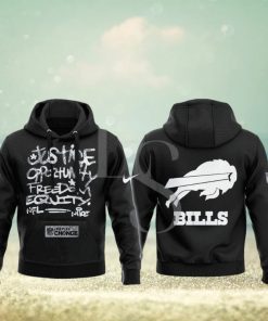Buffalo Bills NFL Justice Opportunity Equity Freedom Hoodie 3D