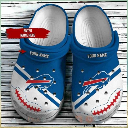 Buffalo Bills Nfl Custom Name Crocs Clog Shoes Gift