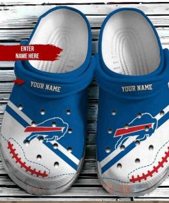 Buffalo Bills Nfl Custom Name Crocs Clog Shoes Gift