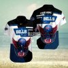 Custom Buffalo Bills America Sunflower Hawaii Shirt