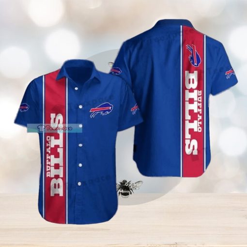 Buffalo Bills Plain Blue Basic Sport Hawaiian Shirt