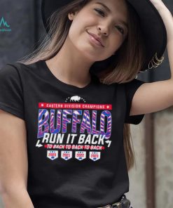 Buffalo Bills Run It Back Eastern Division Champions to back to back to back shirt