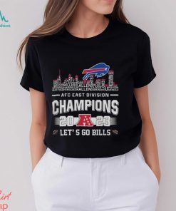 Buffalo Bills Skyline Players Name 2023 AFC East Division Champions Let’s Go Bills Shirt Royal