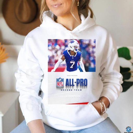 Buffalo Bills Taron Johnson Cb 2023 Season Nfl Associated Press All Pro Second Team T shirt