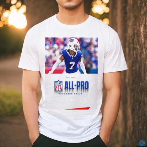 Buffalo Bills Taron Johnson Cb 2023 Season Nfl Associated Press All Pro Second Team T shirt