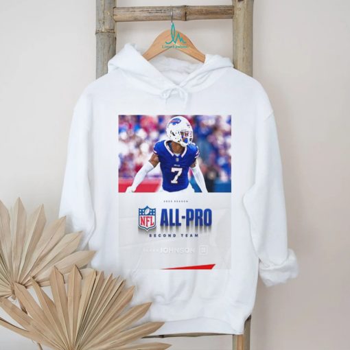 Buffalo Bills Taron Johnson Cb 2023 Season Nfl Associated Press All Pro Second Team T shirt