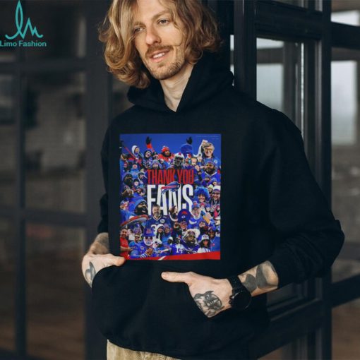 Buffalo Bills Thank You Fans 2024 Tshirt