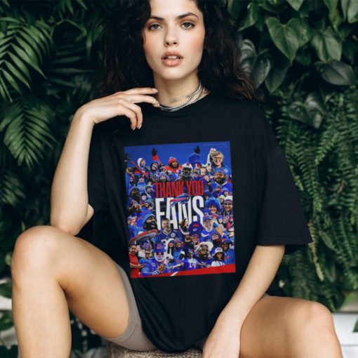 Buffalo Bills Thank You Fans 2024 Tshirt