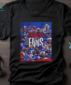 Buffalo Bills Thank You Fans 2024 Tshirt