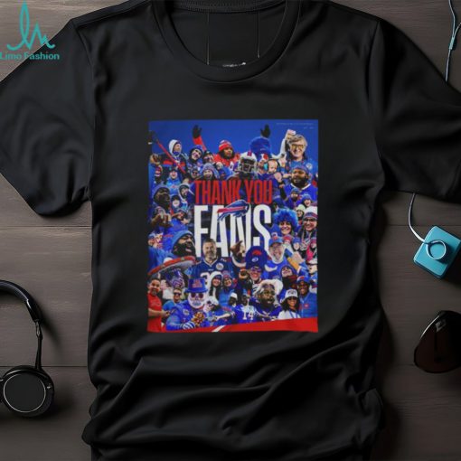 Buffalo Bills Thank You Fans 2024 Tshirt