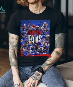Buffalo Bills Thank You Fans 2024 Tshirt