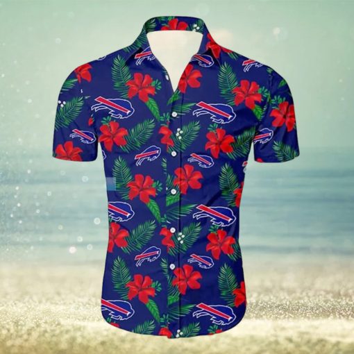 Buffalo Bills Tropical Flower Pattern Hawaiian Shirt