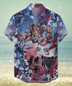 Buffalo Bills Tropical Skull mascot NFL Hawaiian Shirt Men And Women For Fans Gift