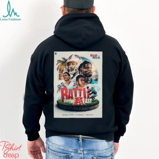 Buffalo Bills Vs Miami Dolphins Battle For The AFC East NFL Playoff Shirt