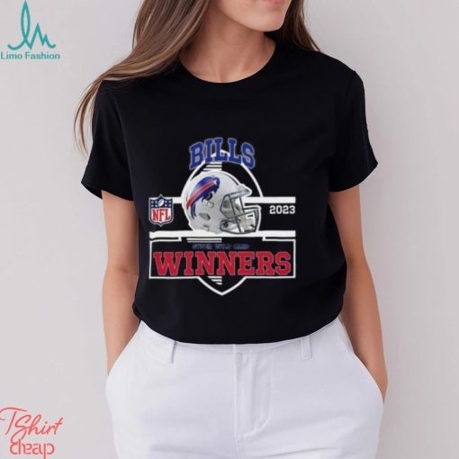 Buffalo Bills Winners Champions 2023 Super Wild Card NFL Divisional Helmet Logo Classic T Shirt