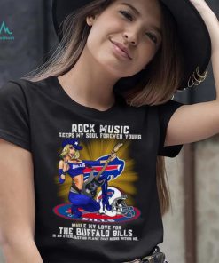 Buffalo Bills rock music keep my soul forever young shirt