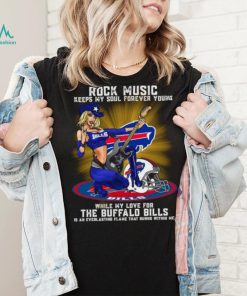 Buffalo Bills rock music keep my soul forever young shirt