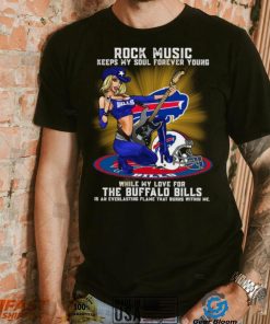 Buffalo Bills rock music keep my soul forever young shirt
