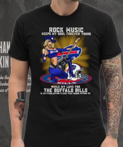 Buffalo Bills rock music keep my soul forever young shirt