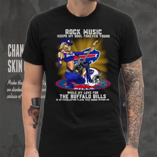 Buffalo Bills rock music keep my soul forever young shirt
