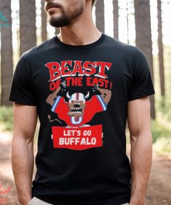 Buffalo Football Beast of The East Mascot Royal Shirt