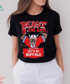 Buffalo Football Beast of The East Mascot Royal Shirt