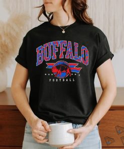 Buffalo Football NFL Logo Blue and Red Stripes shirt