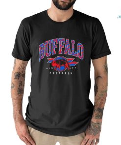 Buffalo Football NFL Logo Blue and Red Stripes shirt