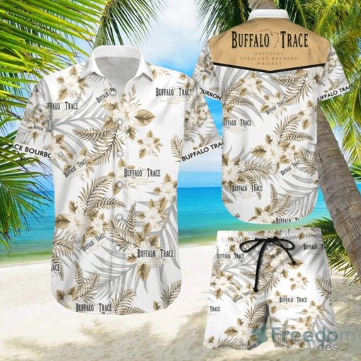 Buffalo Trace Hawaiian Shirts And Short Summer Beach Set