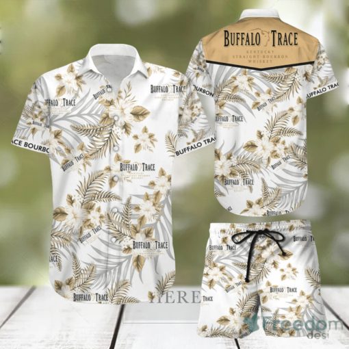 Buffalo Trace Hawaiian Shirts And Short Summer Beach Set