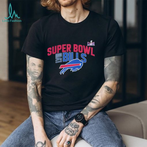 Buffalo bills super bowl lviii team logo lockup 2024 shirt