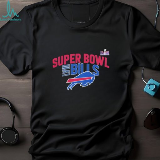 Buffalo bills super bowl lviii team logo lockup 2024 shirt