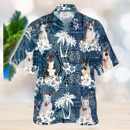 Bull Terrier Hawaiian Shirt Dog Aloha Shirt For Men Women Beach