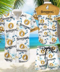 Bundaberg Rum Hawaiian Shirts And Short Summer Beach Set