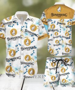 Bundaberg Rum Hawaiian Shirts And Short Summer Beach Set