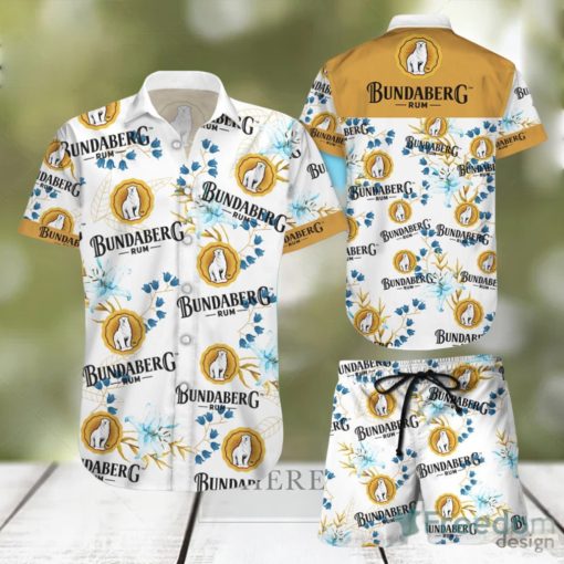 Bundaberg Rum Hawaiian Shirts And Short Summer Beach Set