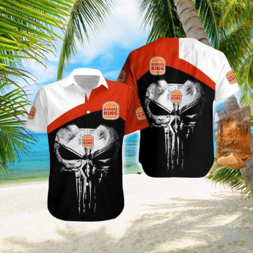 Burger King Logo Brand Hawaiian Shirt Skull Gift Summer