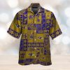 Baltimore Ravensskull Short Sleeve Button Up Tropical Hawaiian Shirt VER01