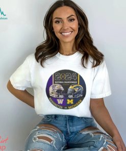 CFP 2024 National Championship Game Head to Head Washington Huskies Vs Michigan Wolverines Tee shirt