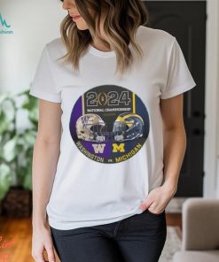 CFP 2024 National Championship Game Head to Head Washington Huskies Vs Michigan Wolverines Tee shirt