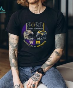 CFP 2024 National Championship Game Head to Head Washington Huskies vs Michigan Wolverines T Shirt