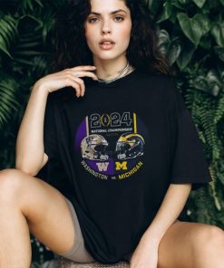 CFP 2024 National Championship Game Head to Head Washington Huskies vs Michigan Wolverines T Shirt