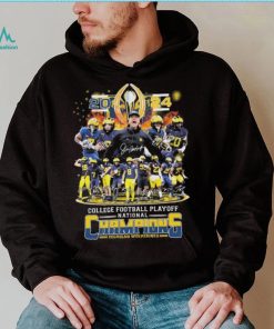 CFP 2024 National Championship Michigan Wolverines Team Champions Signatures Shirt