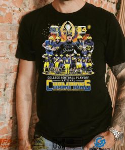 CFP 2024 National Championship Michigan Wolverines Team Champions Signatures Shirt