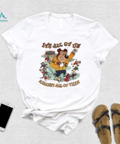 California Golden Bears It’s all of us against all of them cartoon shirt