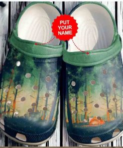 Camping In The Forest Crocs Clogs Gift
